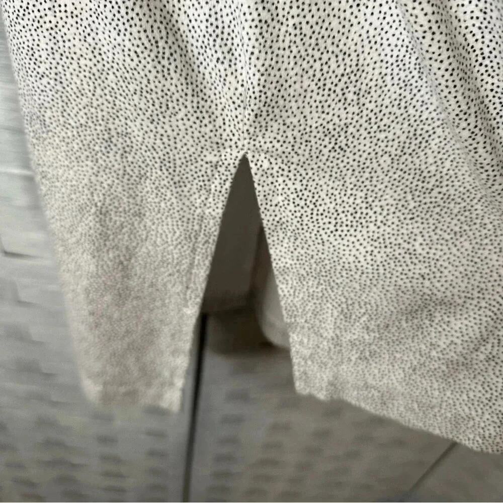 Lane Bryant long sleeve T-shirt white black dots normcore casual plus size - Picture 5 of 8